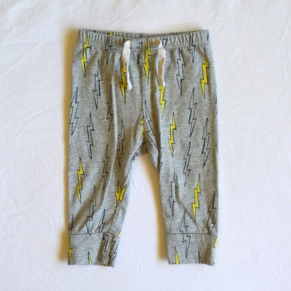 babyGap lightening bolt lightweight joggers pants 6-12 months baby boy - Picture 1 of 5